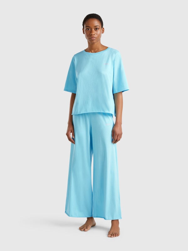 Pigiama ampio in puro cotone Donna