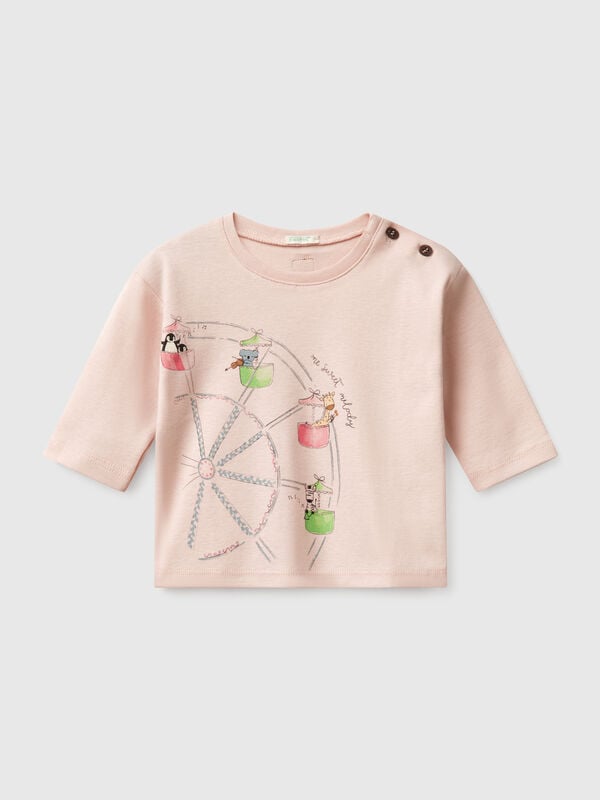 T-shirt con stampa animaletto Baby