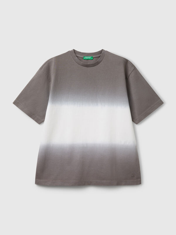 T-shirt dip-dye over fit Bambino