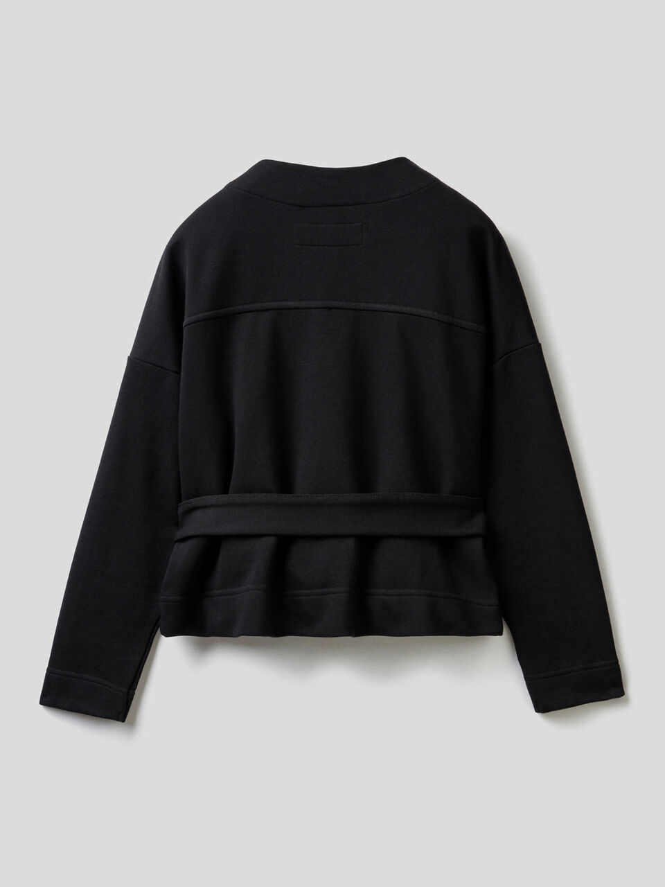 Cardigan in felpa stile kimono image number 2