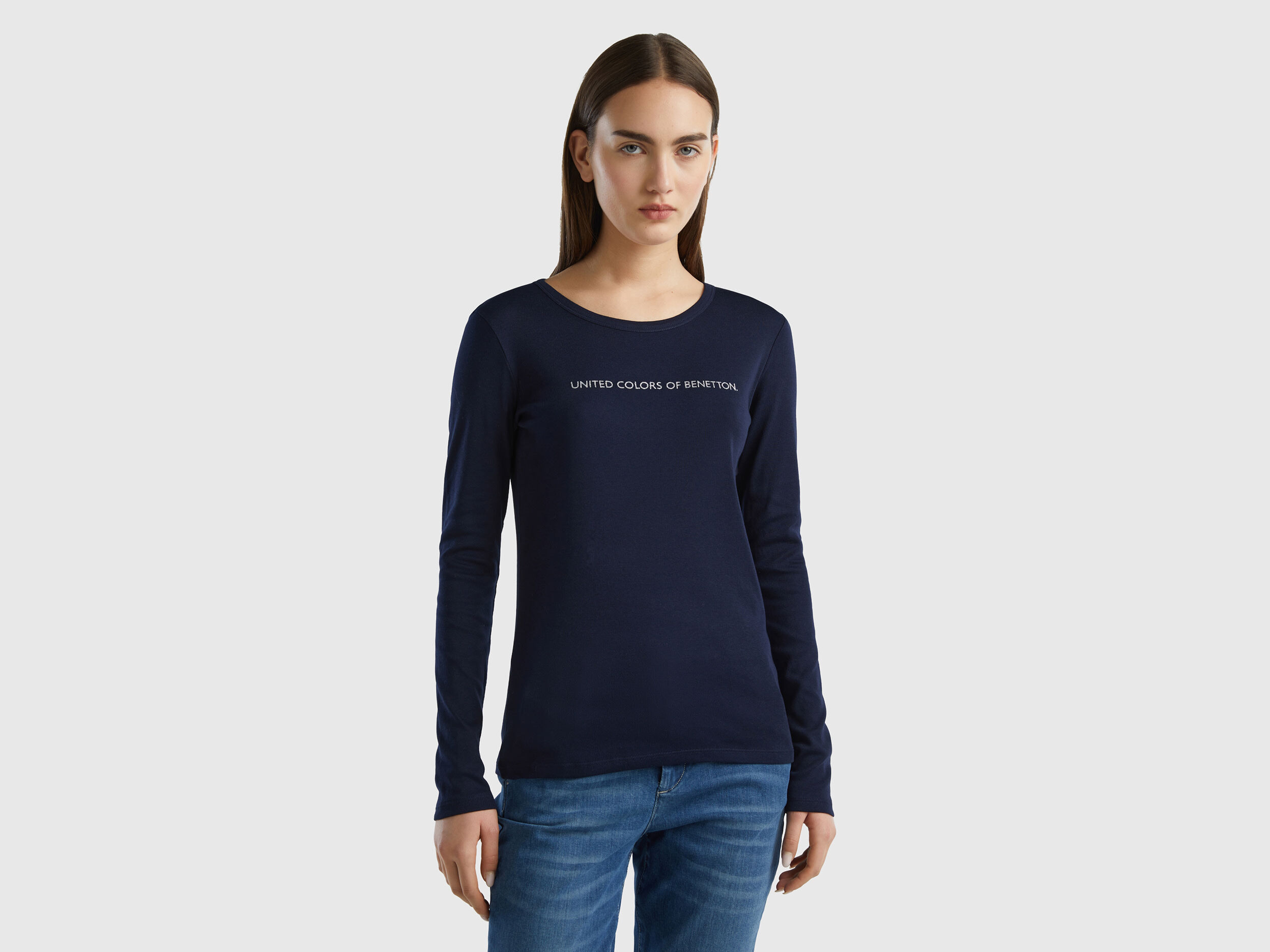 Benetton magliette manica lunga hotsell