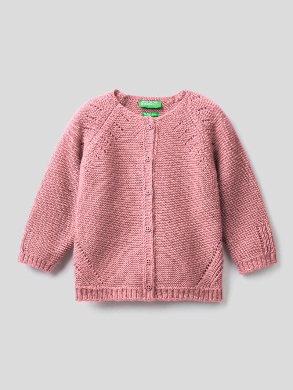 Cardigan con dettagli traforati image number 1