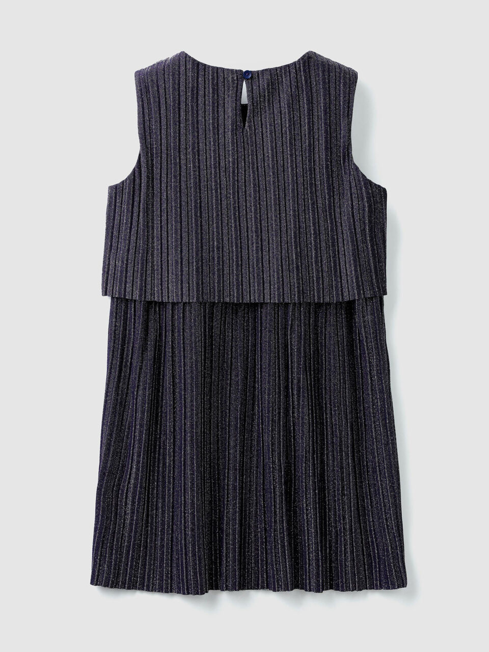 Vestito plissé con lurex image number 2