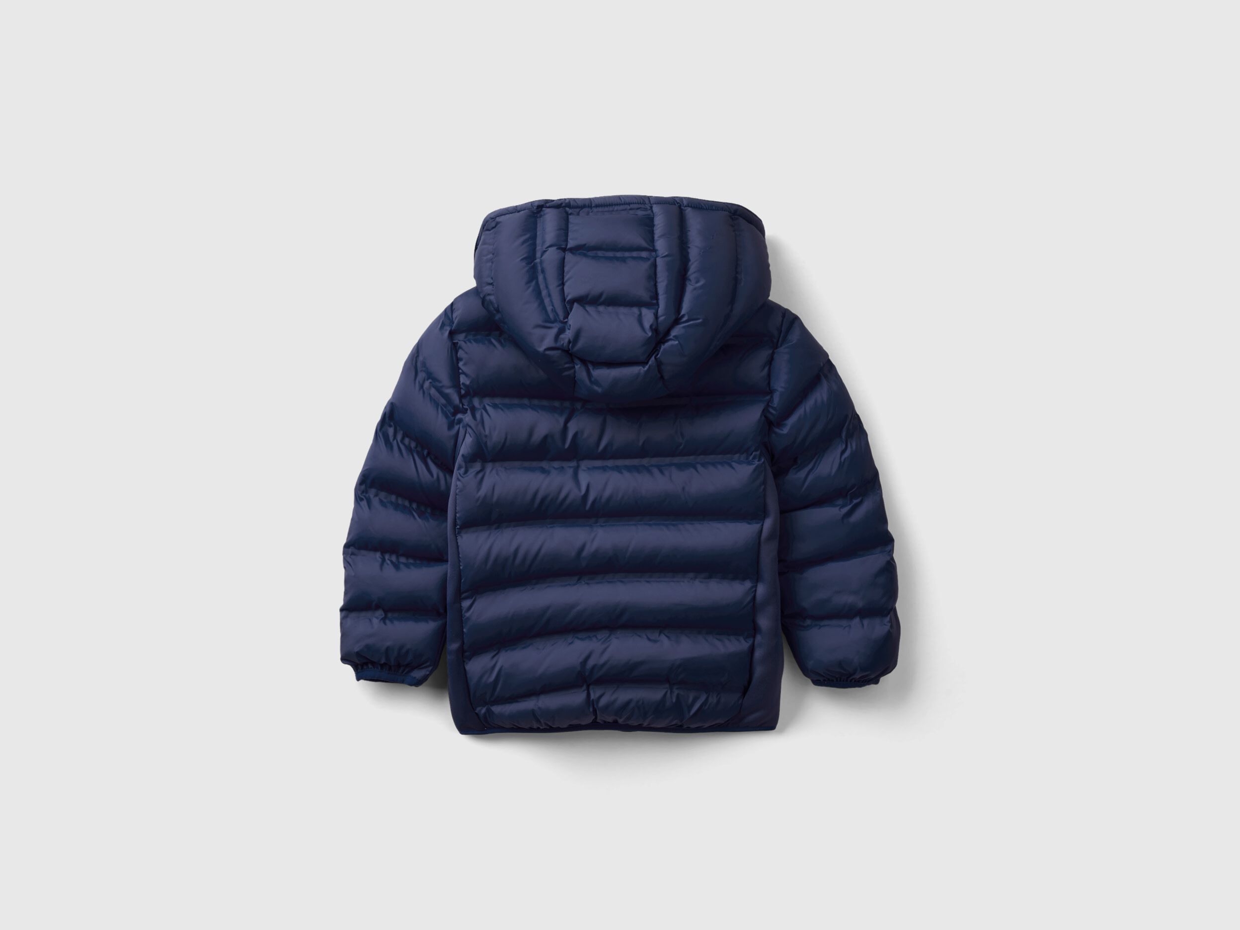 Giubbotto con dettagli in neoprene Blu Scuro Benetton