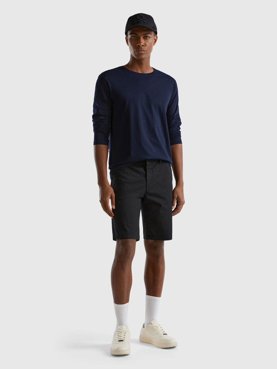 Pantaloni corti benetton clearance