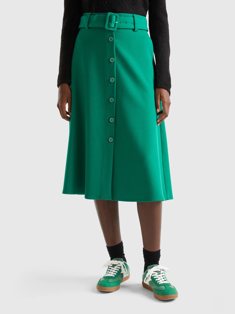 Benetton gonna plissettata new arrivals