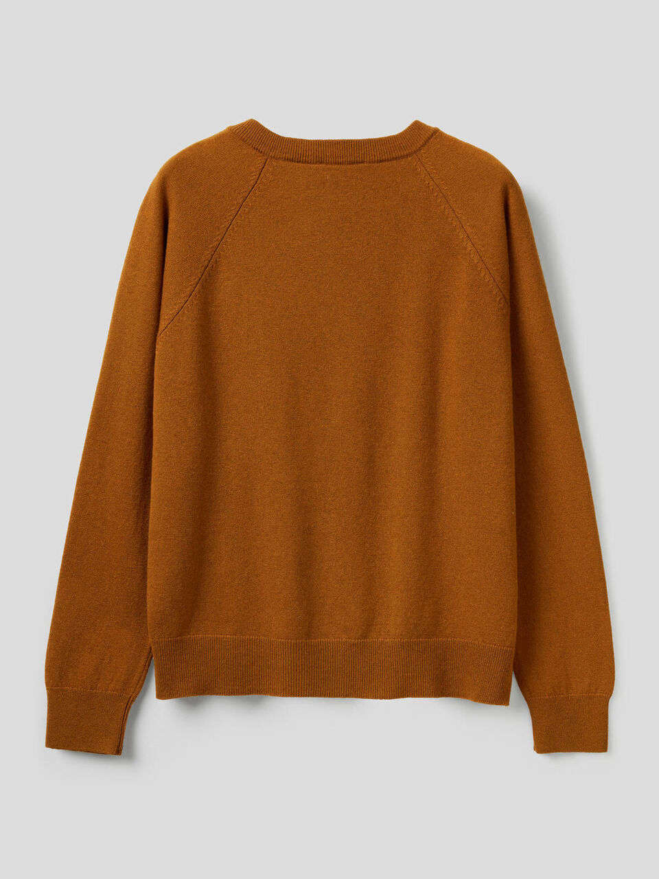 Cardigan girocollo in misto lana e cashmere image number 2