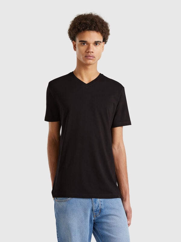 T-shirt in cotone a fibra lunga Uomo
