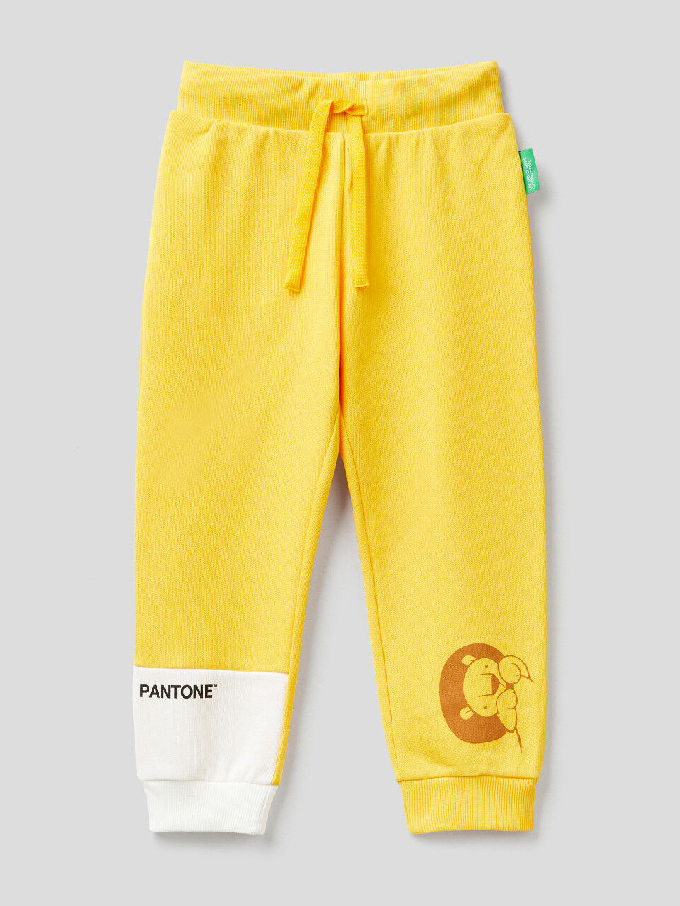 Pantaloni gialli in felpa BenettonxPantone™