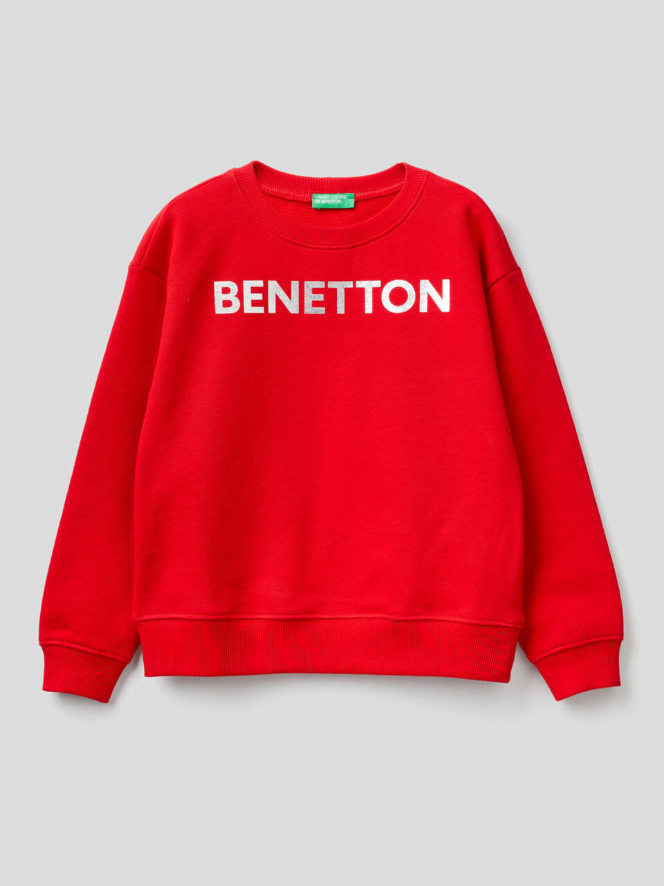 Felpa in 100% cotone con logo image number 1