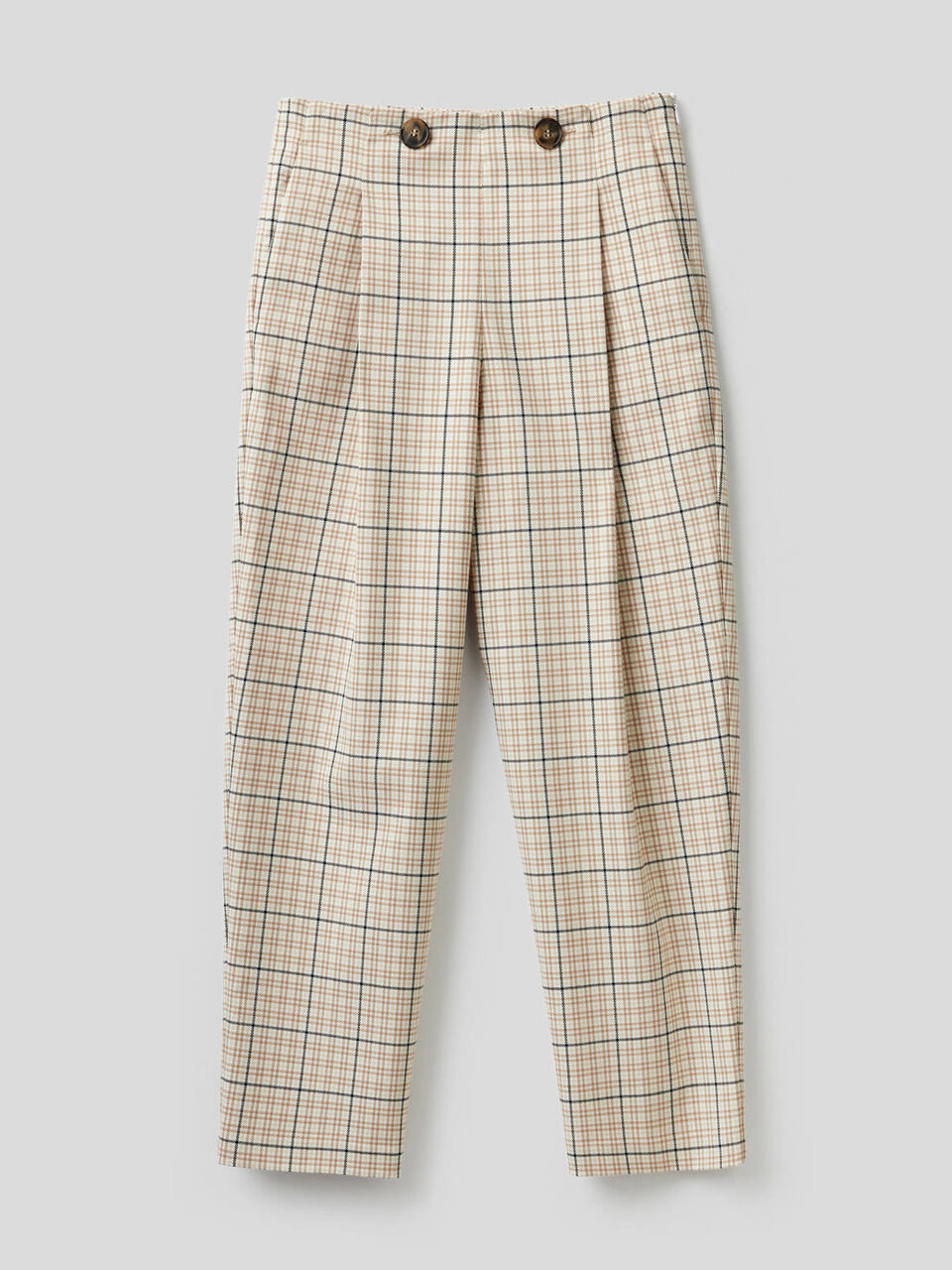 Pantaloni a quadri tinto filo image number 1