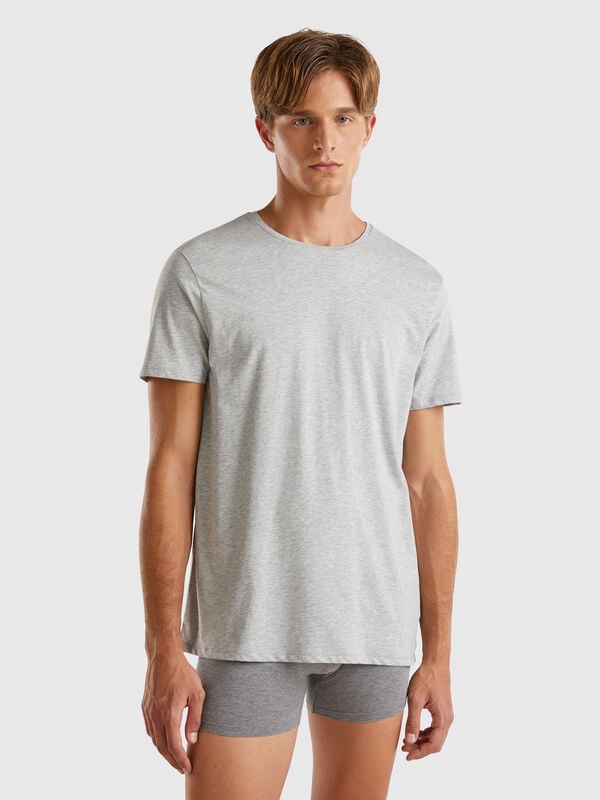 T-shirt in cotone a fibra lunga Uomo