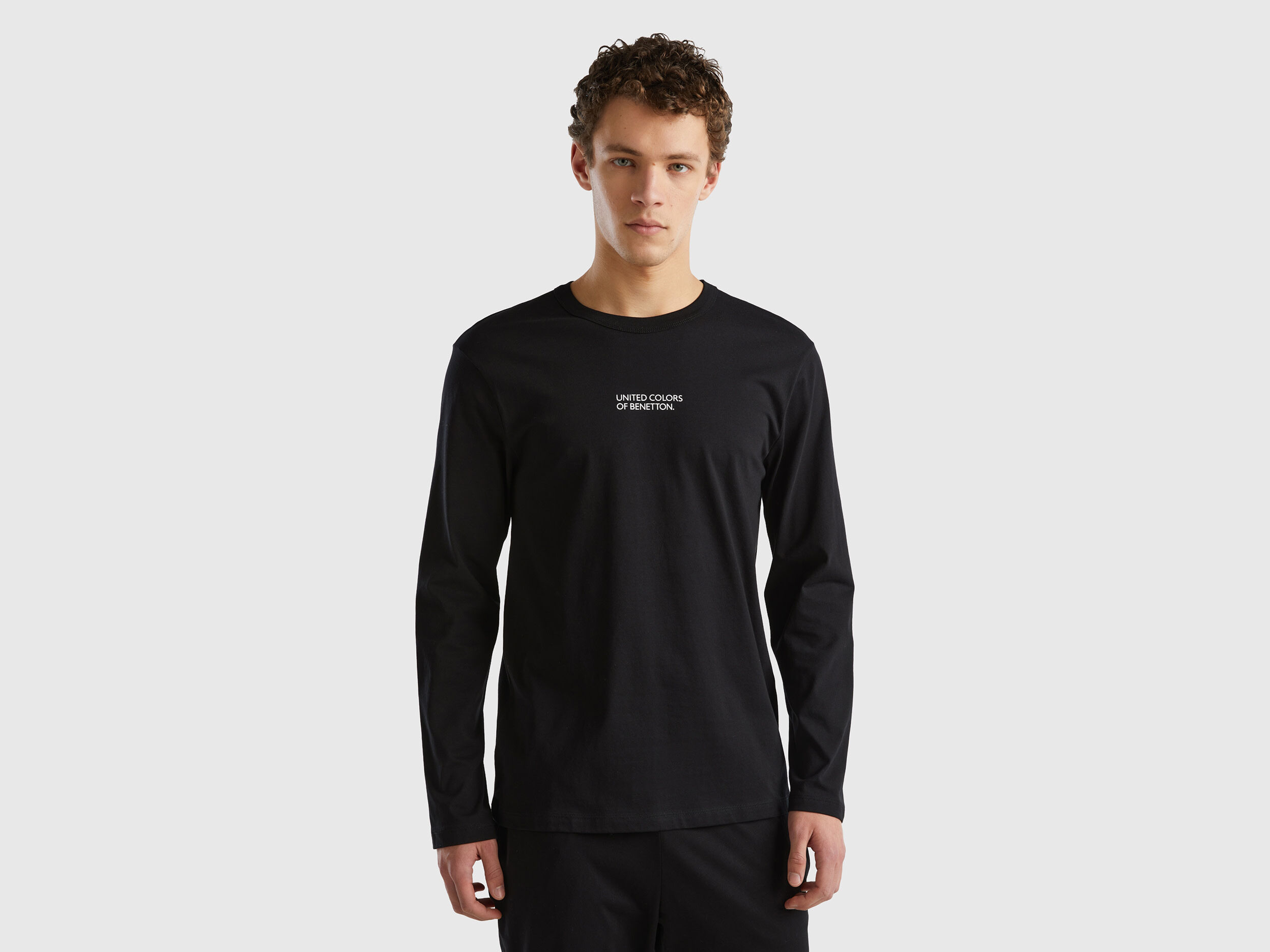 Benetton maglie cotone manica lunga on sale