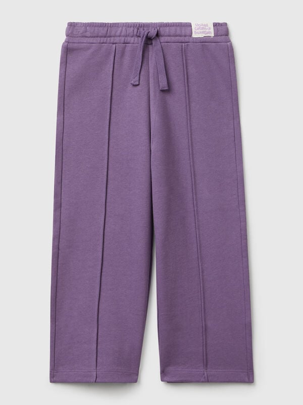 Pantaloni in felpa wide fit Bambina