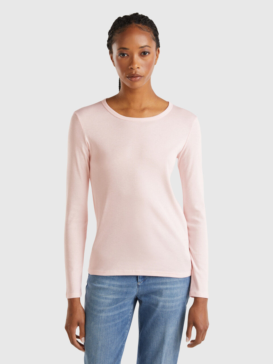 Benetton maglie cotone manica lunga cheap