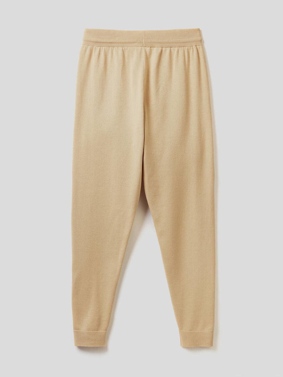 Pantaloni con coulisse in cotone tricot image number 2