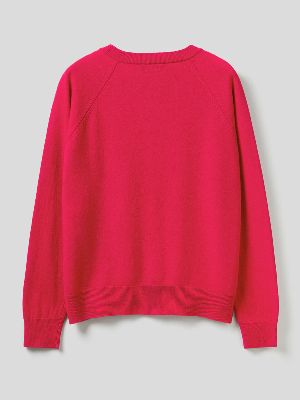 Cardigan girocollo in misto lana e cashmere image number 2
