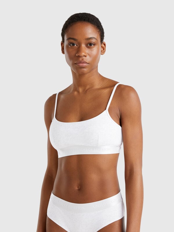 Brassiere in cotone stretch Donna