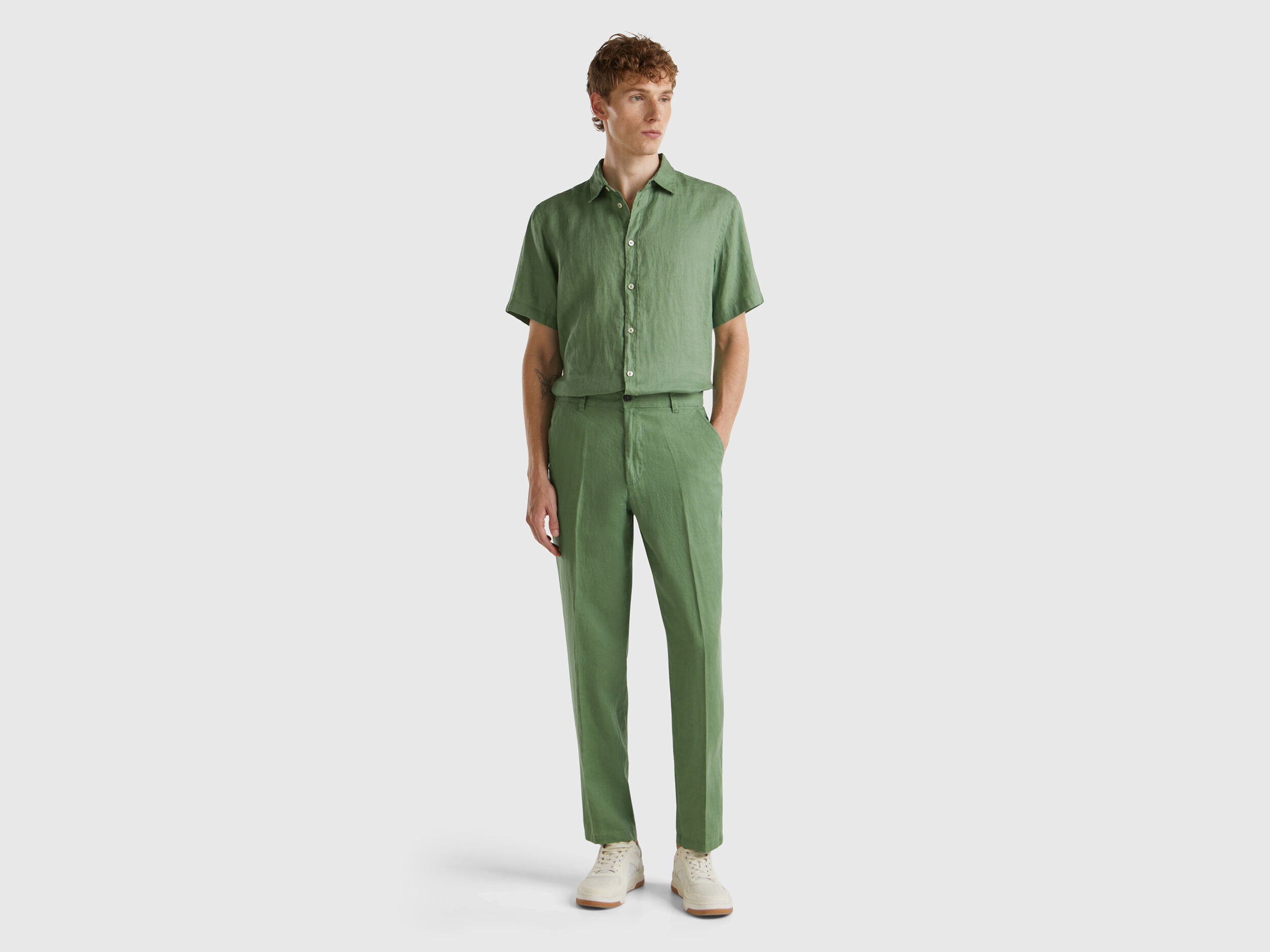 Puro Lino Abbigliamento Uomo 2024 Benetton