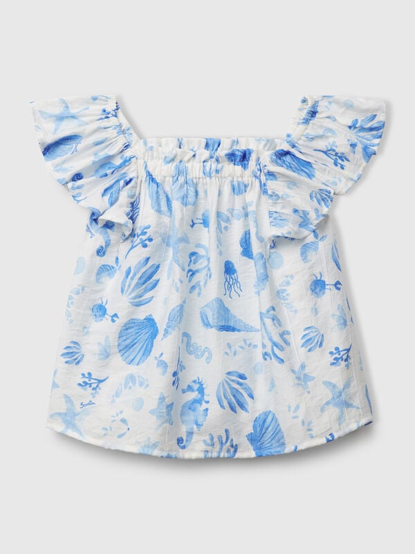 Top con stampa floreale Bambina