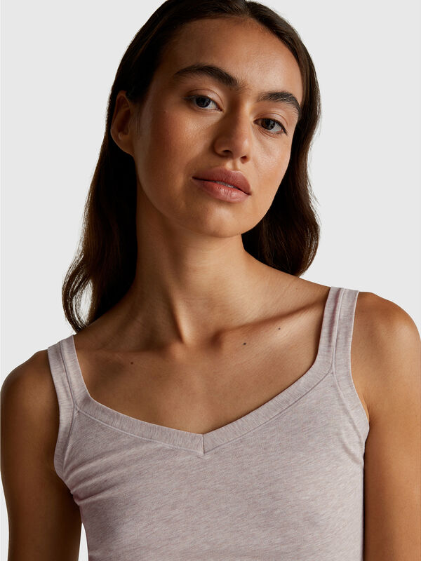 Canotta in cotone super stretch Donna