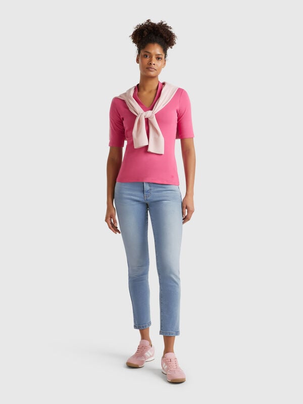 Jeans slim fit a vita alta Donna