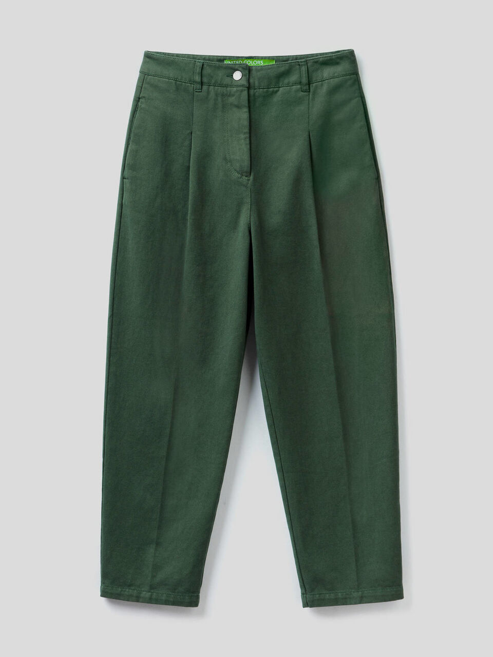 Pantaloni slouchy in 100% cotone image number 1