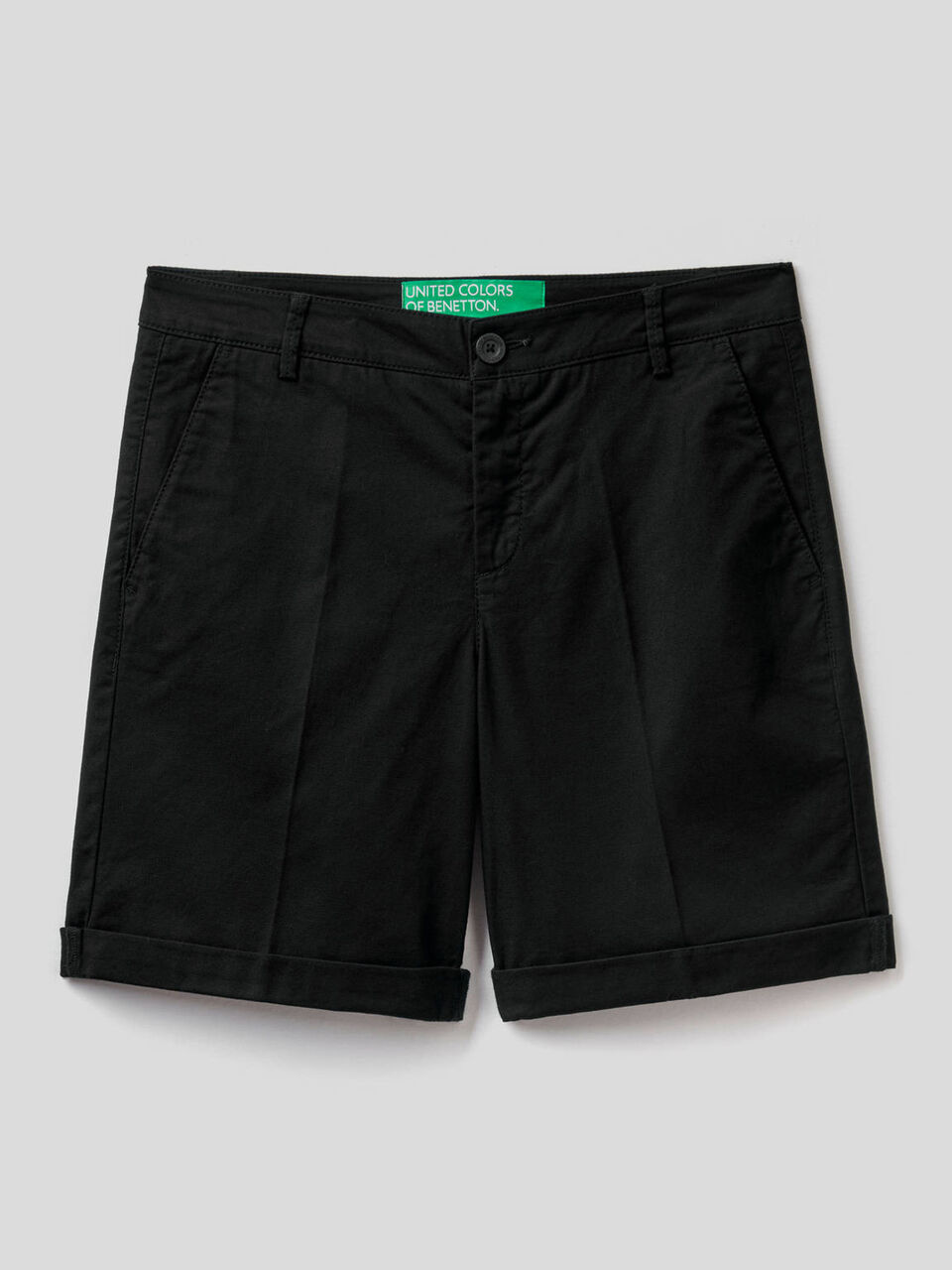 Bermuda in cotone elasticizzato image number 1