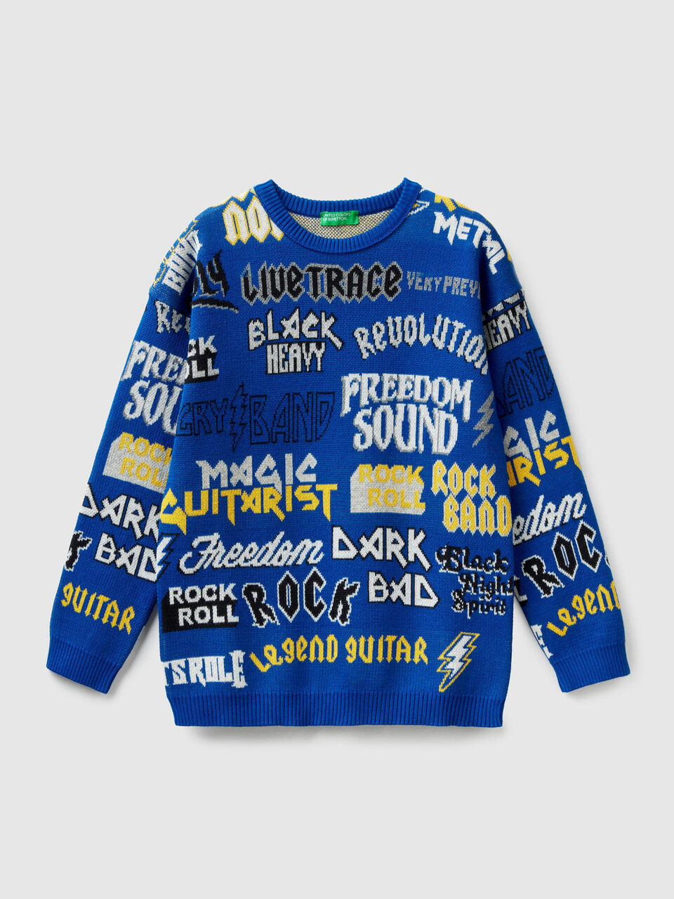 Maglia in cotone con grafiche image number 1
