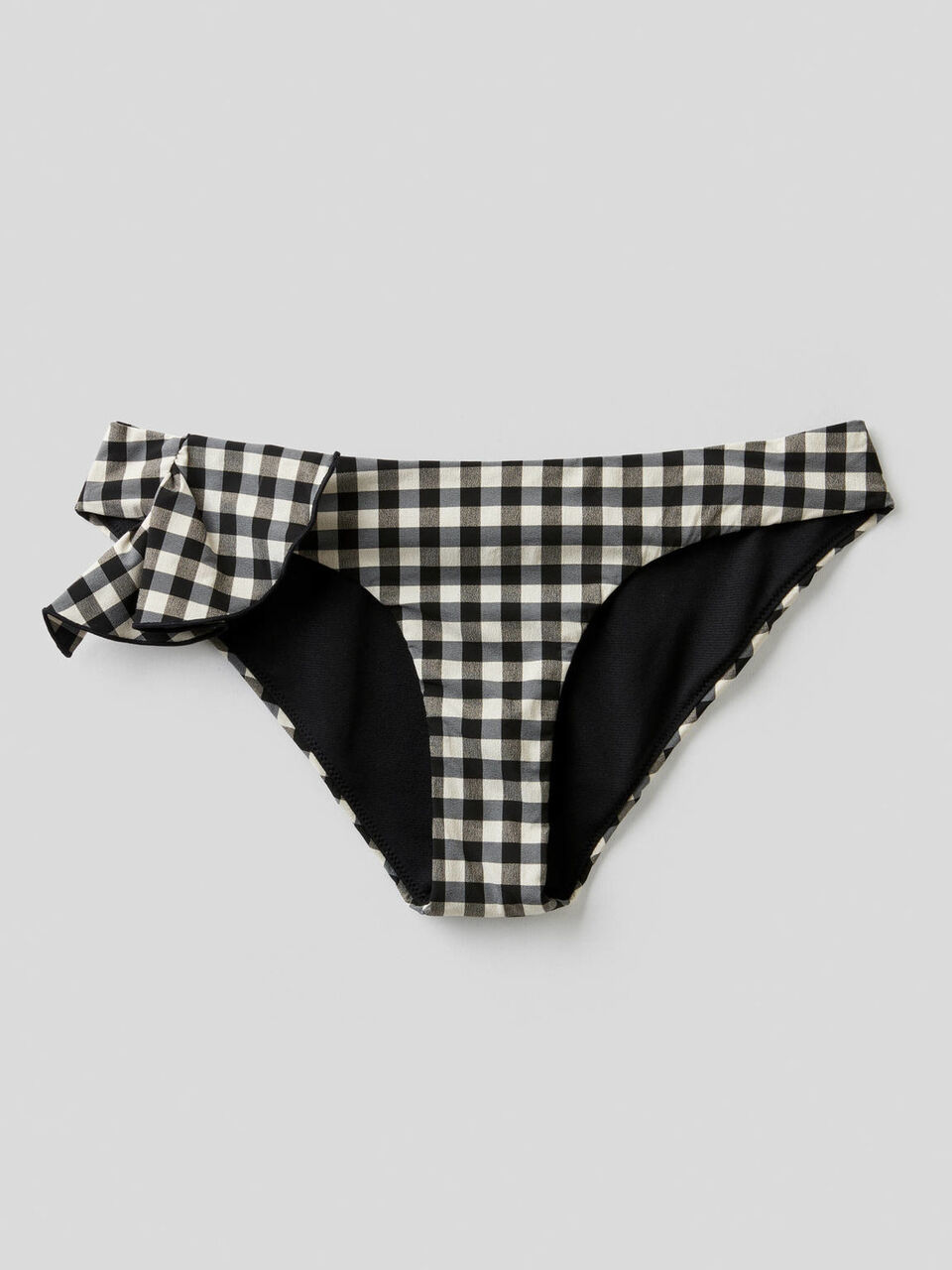 Slip mare vichy con volant image number 1