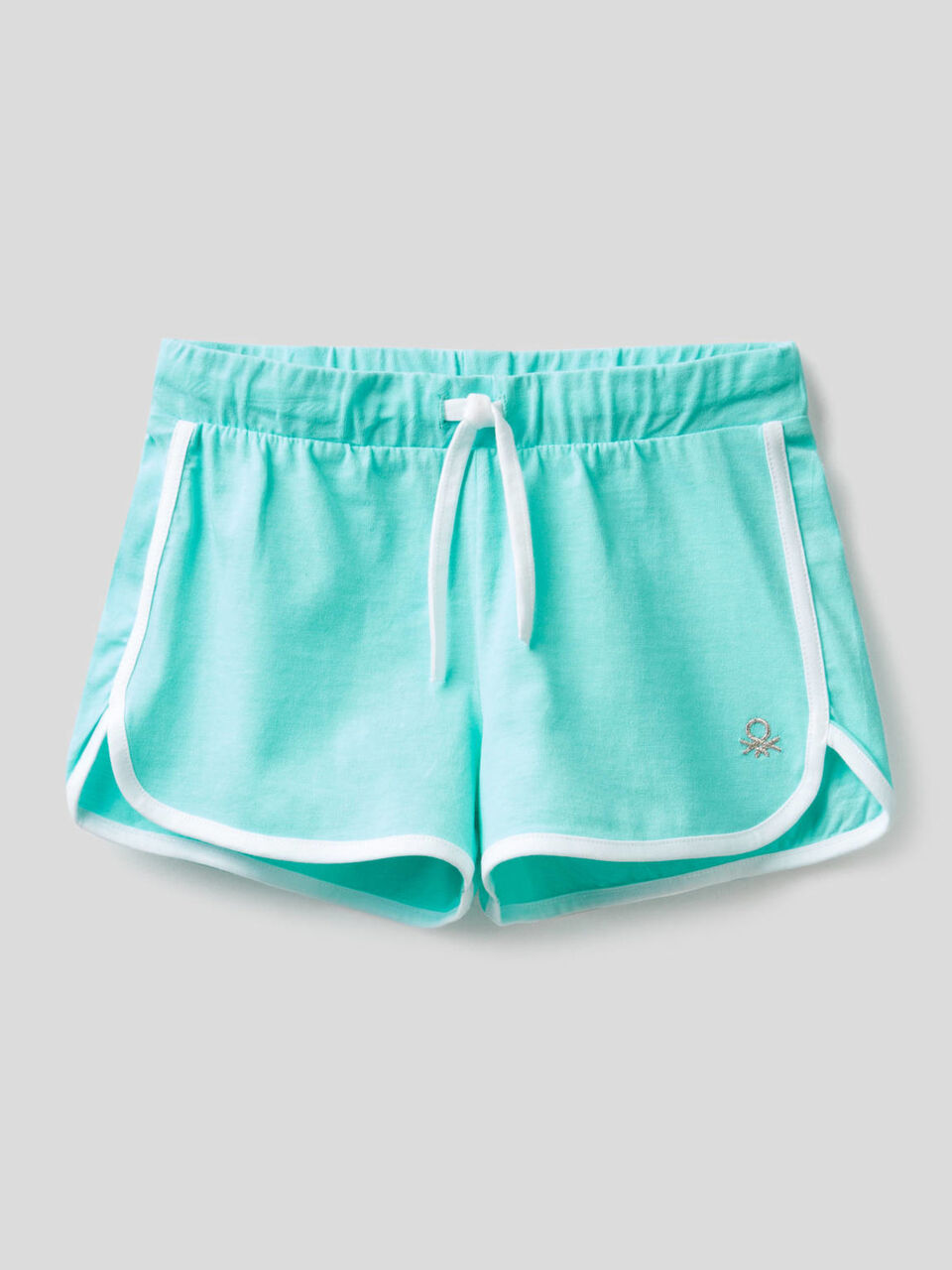 Shorts stile runner in 100% cotone image number 1