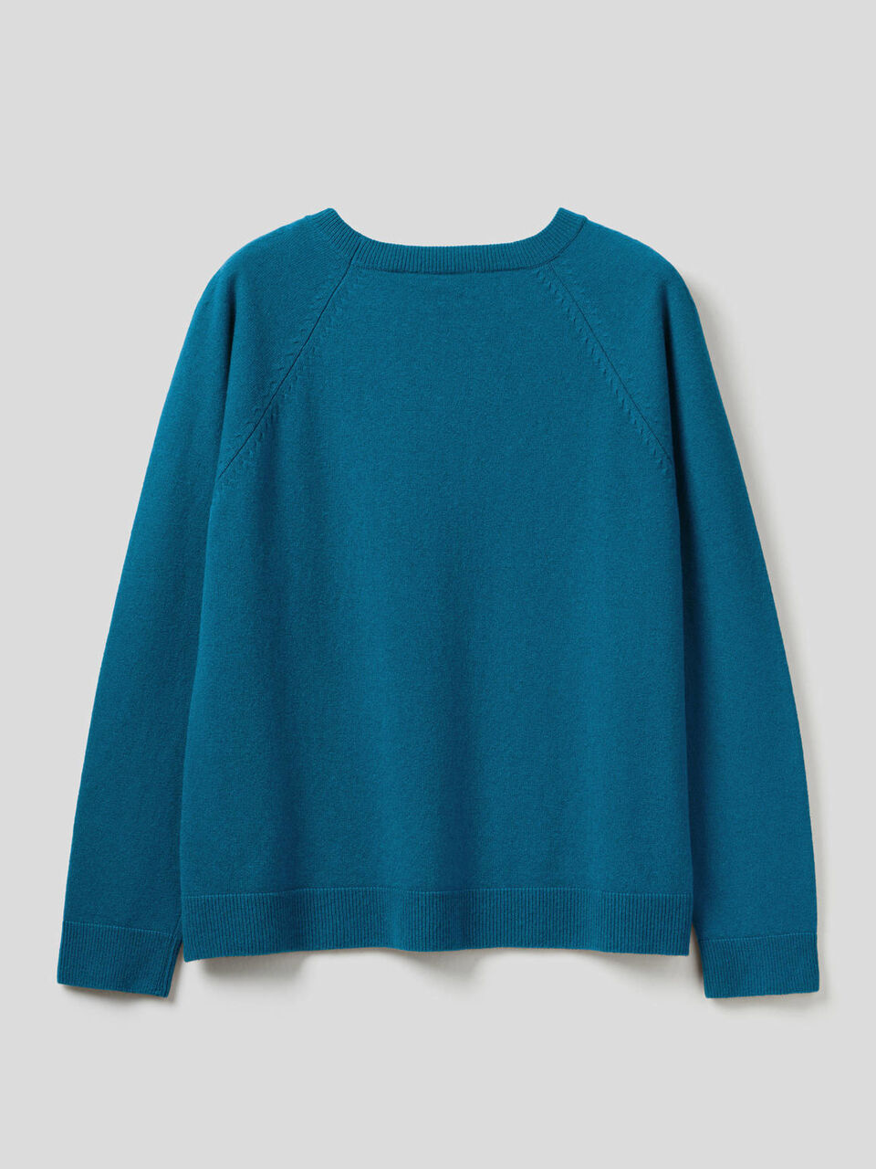 Maglia girocollo in misto lana e cashmere image number 2