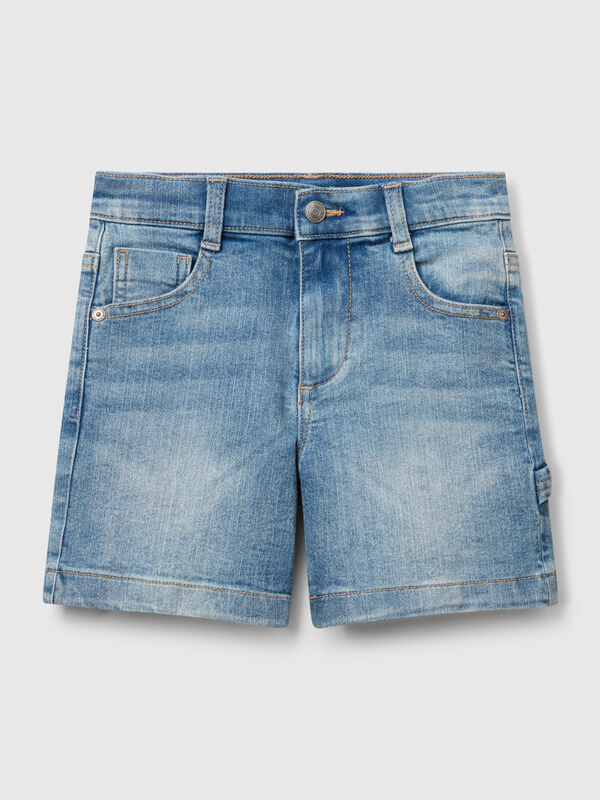 Bermuda in denim  Bambino