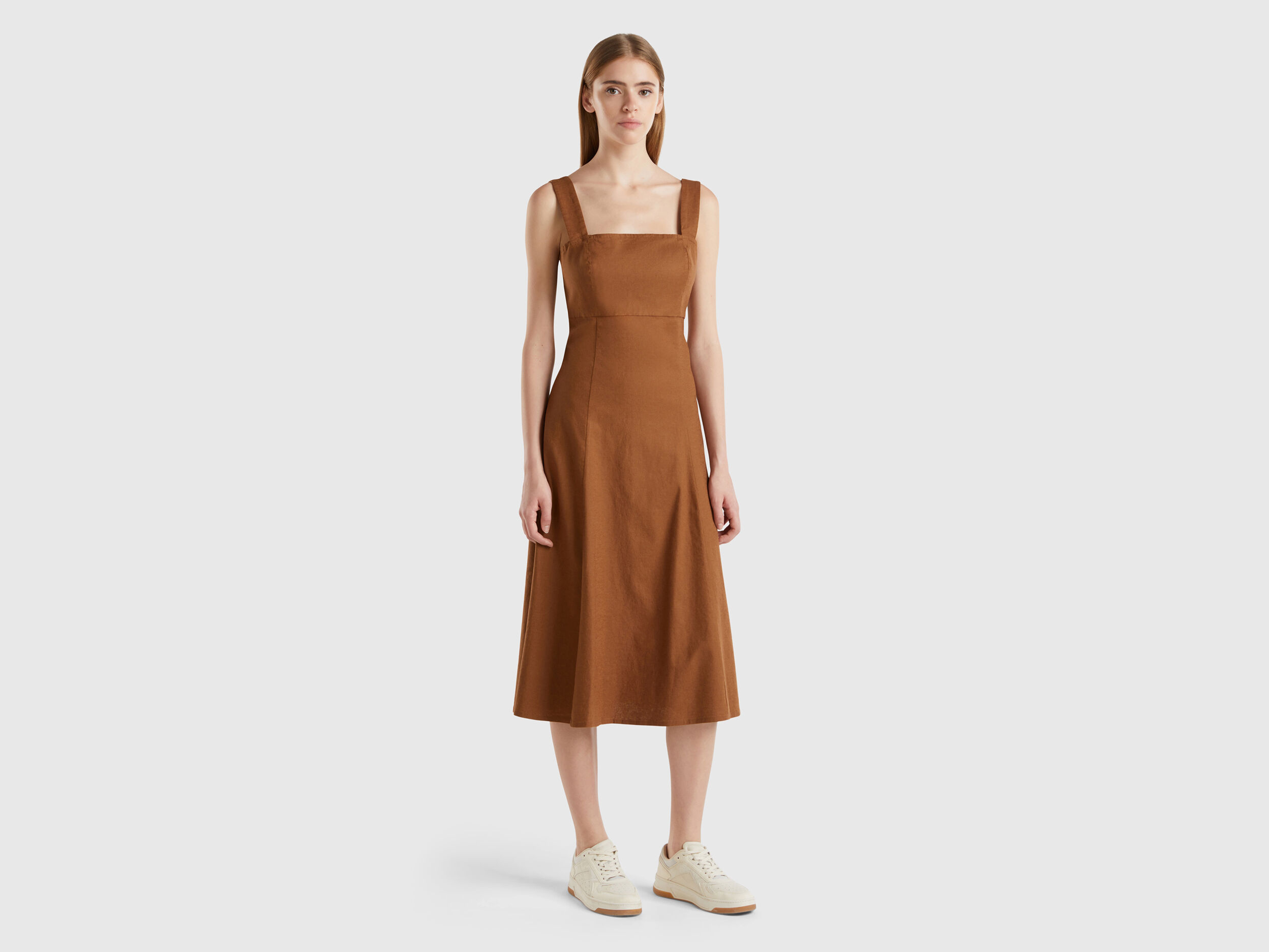 Benetton vestiti lunghi on sale