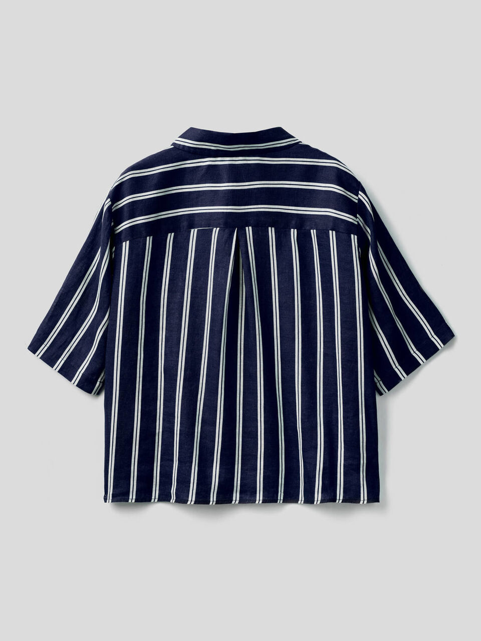 Camicia 100% lino stampa fantasia image number 2