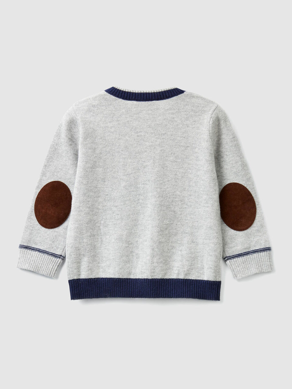 Cardigan con toppe image number 2
