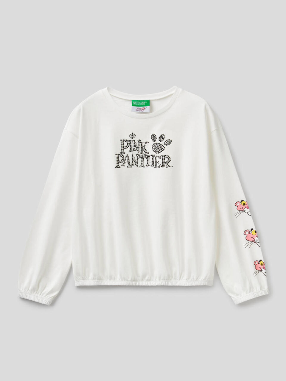 T-shirt Pink Panther con borchiette image number 1