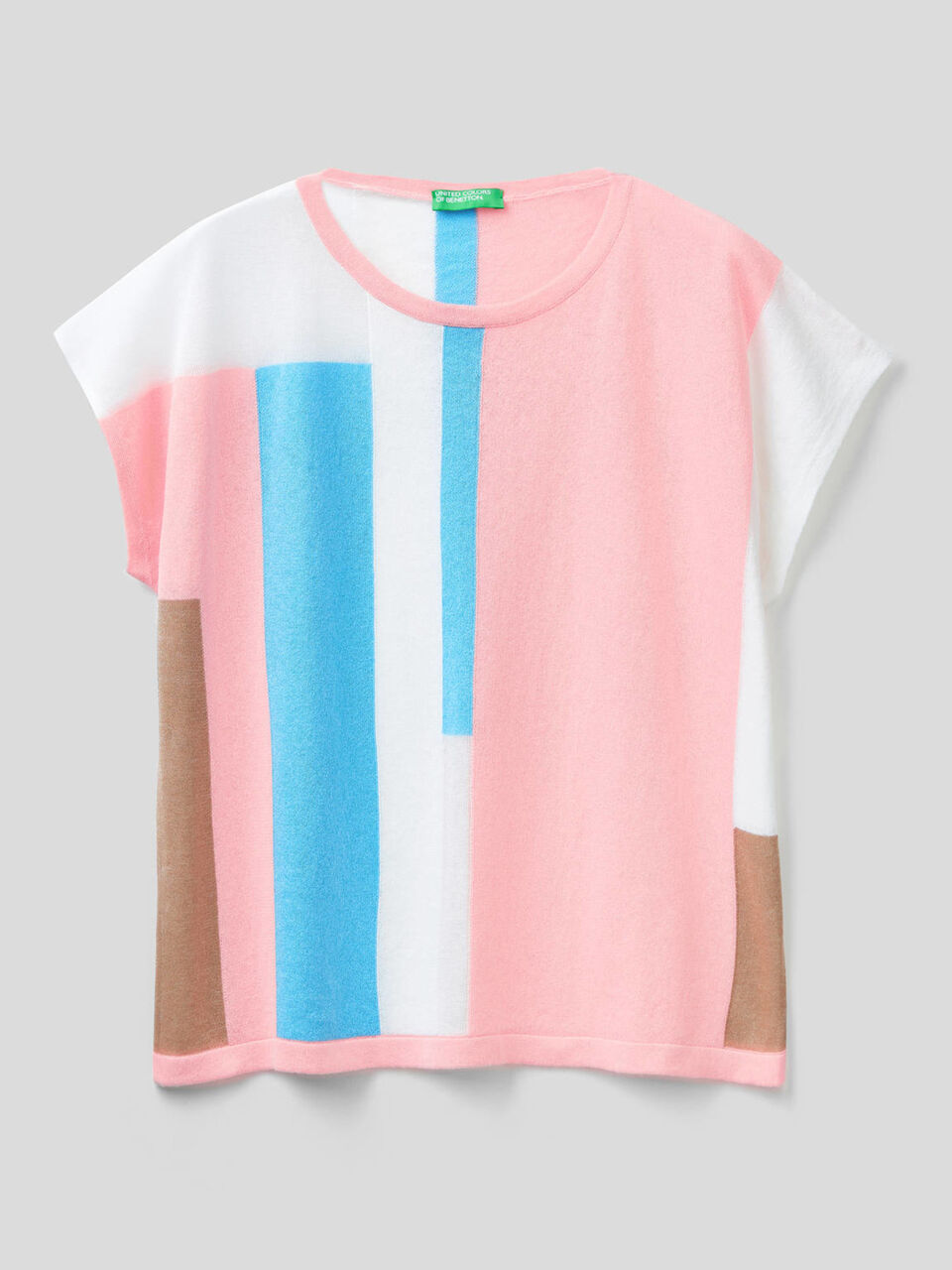Maglia con lavorazione geometrica image number 1