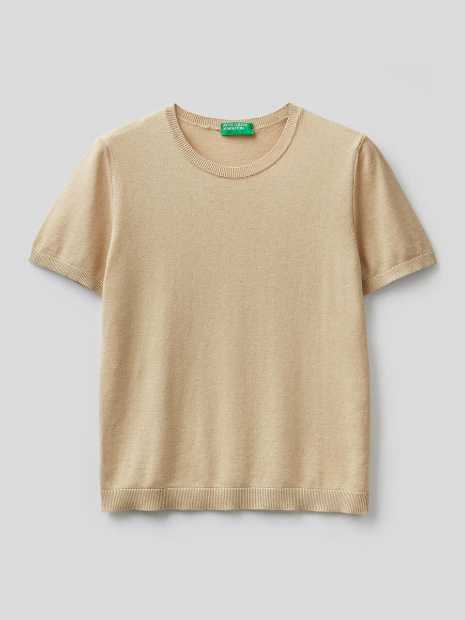 Maglia a manica corta in misto cotone image number 1