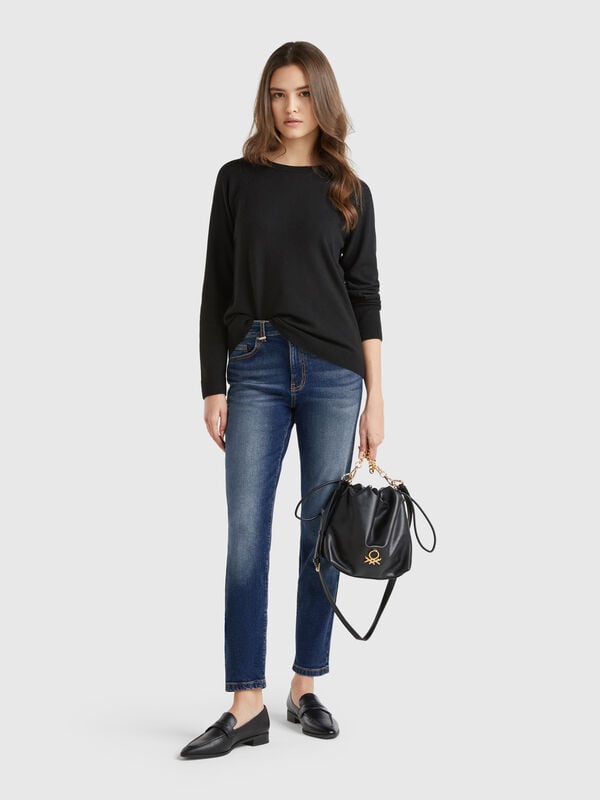 Jeans slim fit a vita alta Donna