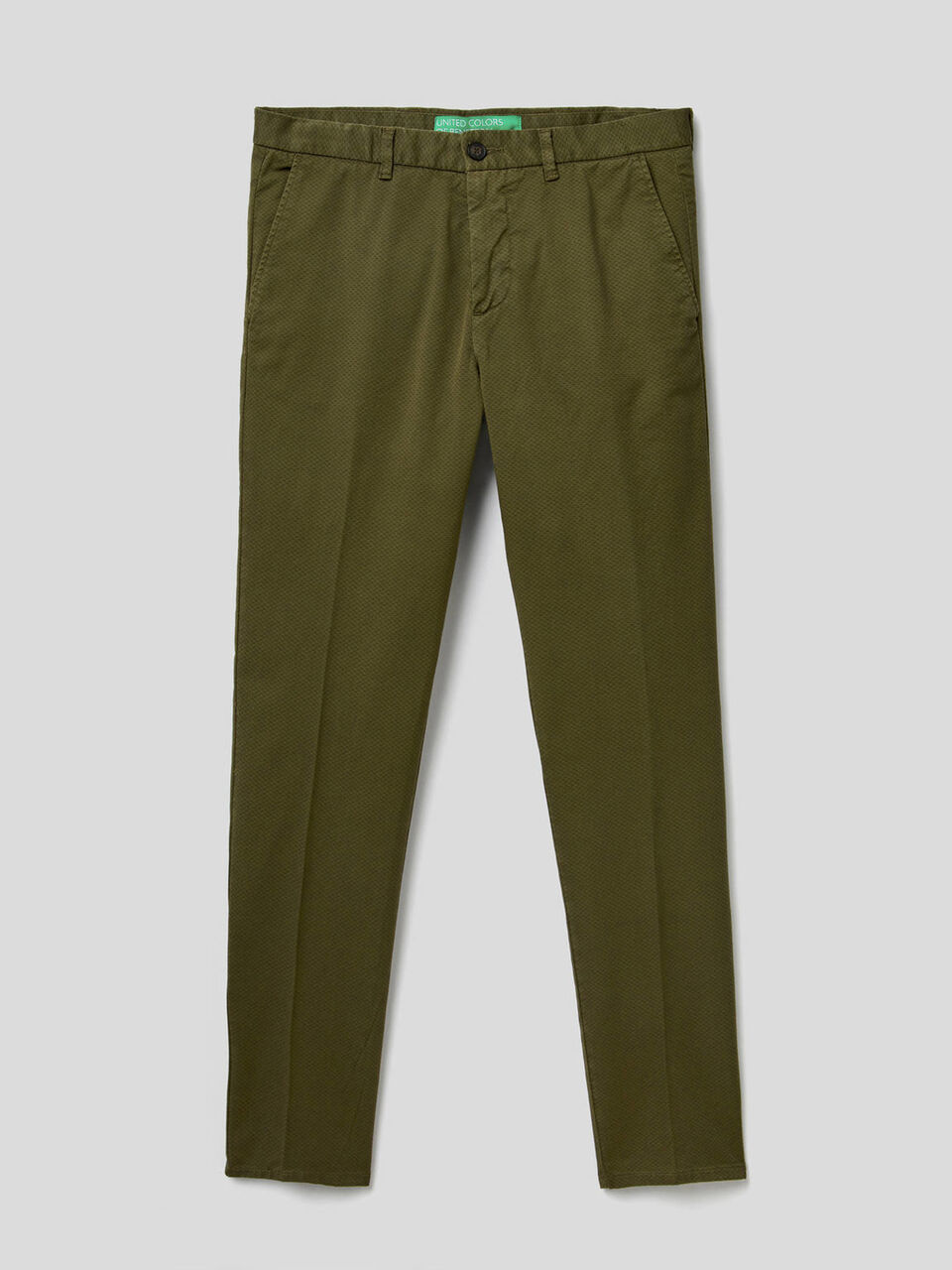 Chino slim fit in cotone elasticizzato image number null