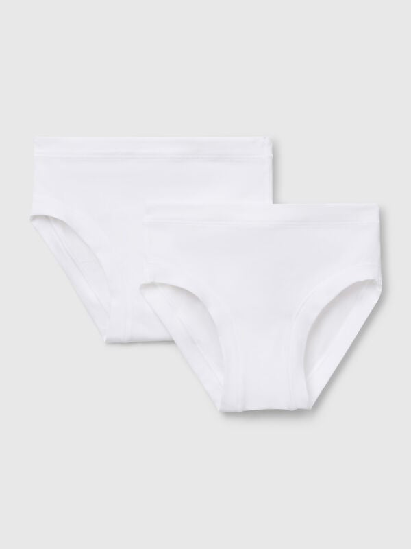 Due slip in cotone bio super stretch Bambina