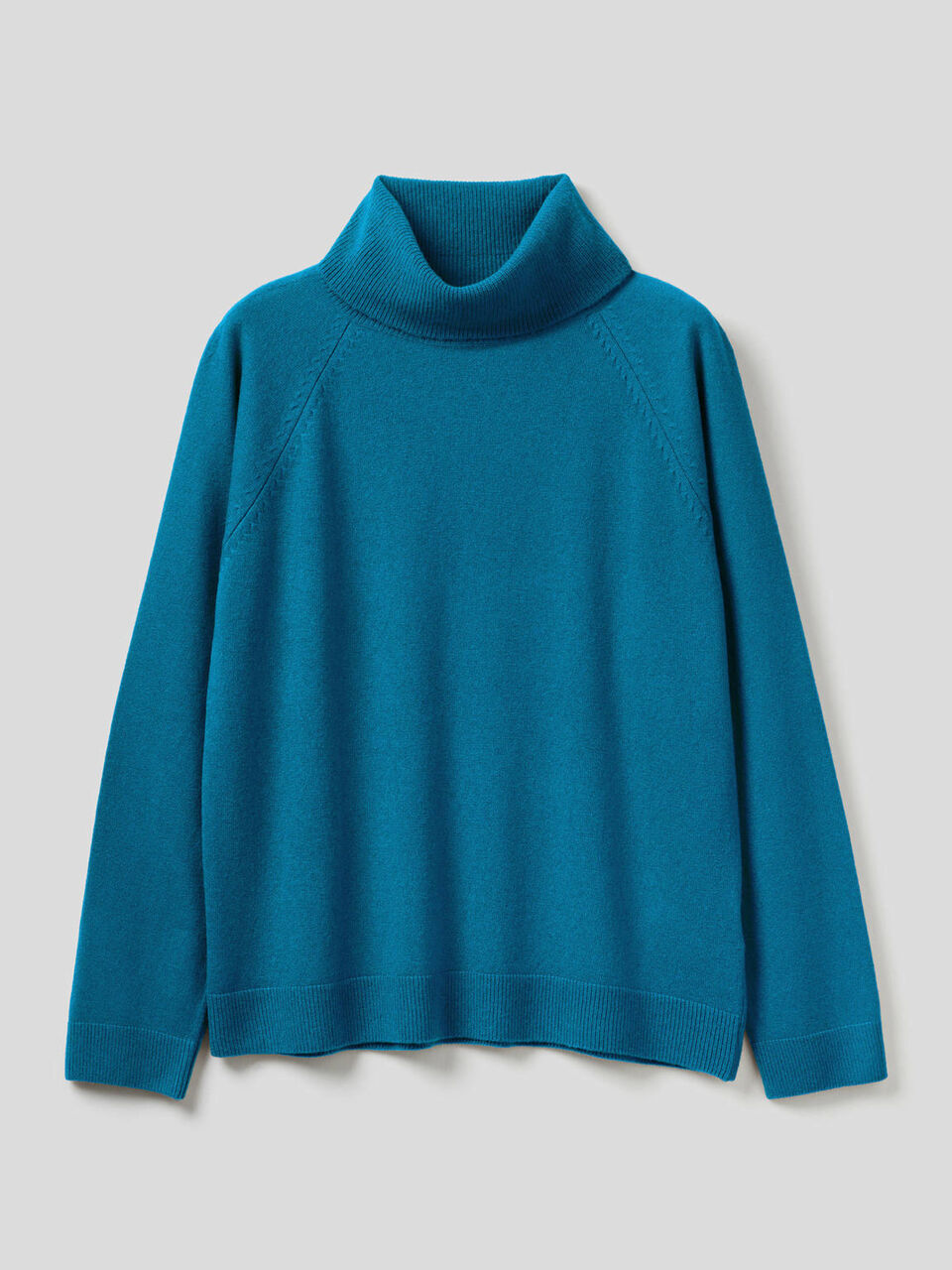 Maglione dolcevita in misto lana e cashmere image number 1