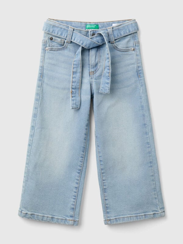 Jeans wide fit in denim "Eco-Recycle" Bambina