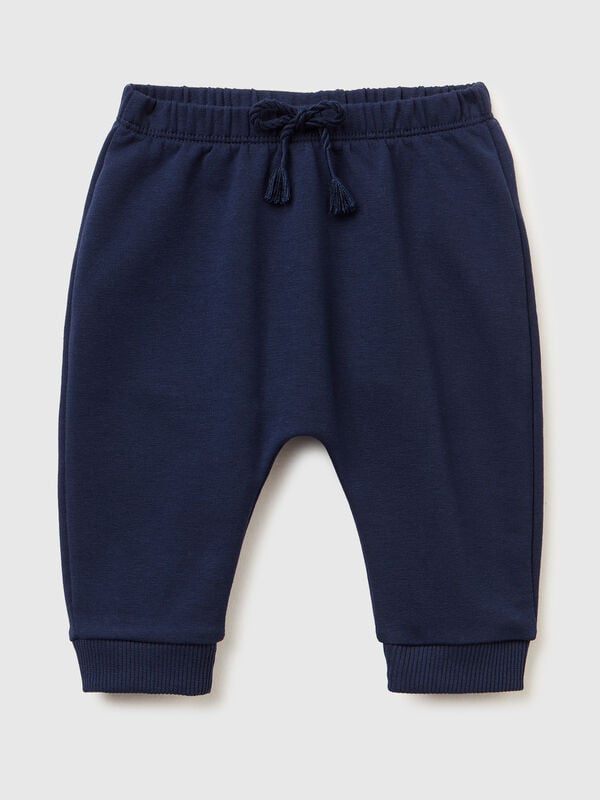 Pantaloni in calda felpa con taschino Baby