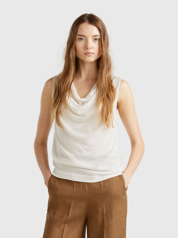 Canotta in maglia Donna