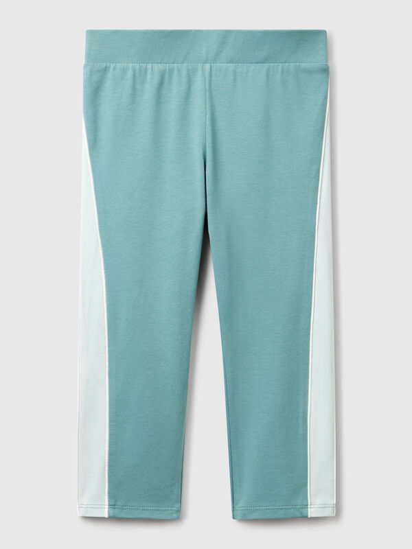Leggings sportivi con piping Bambina