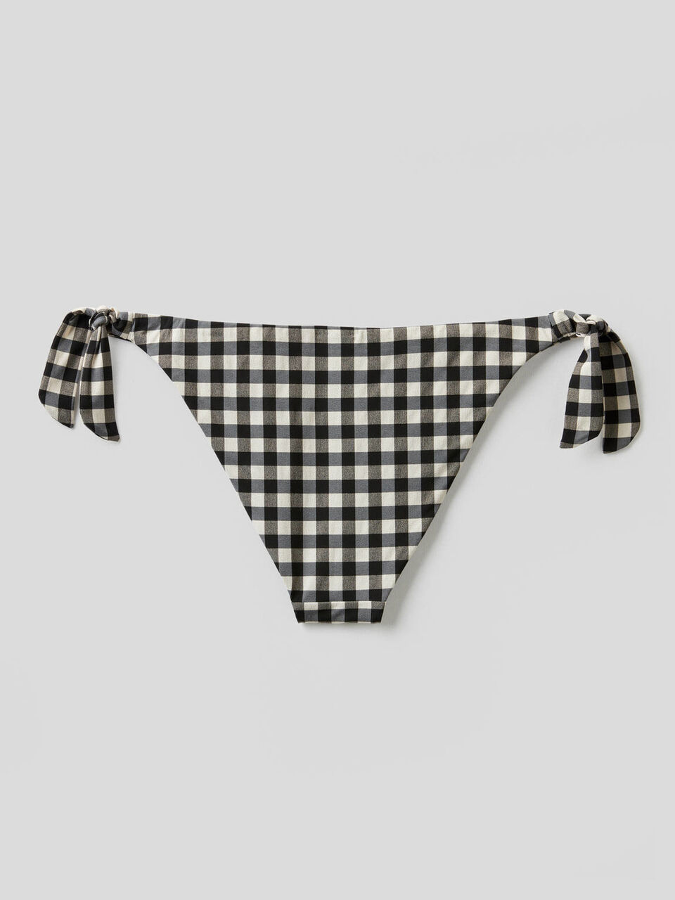 Slip costume vichy con fiocchi image number 2