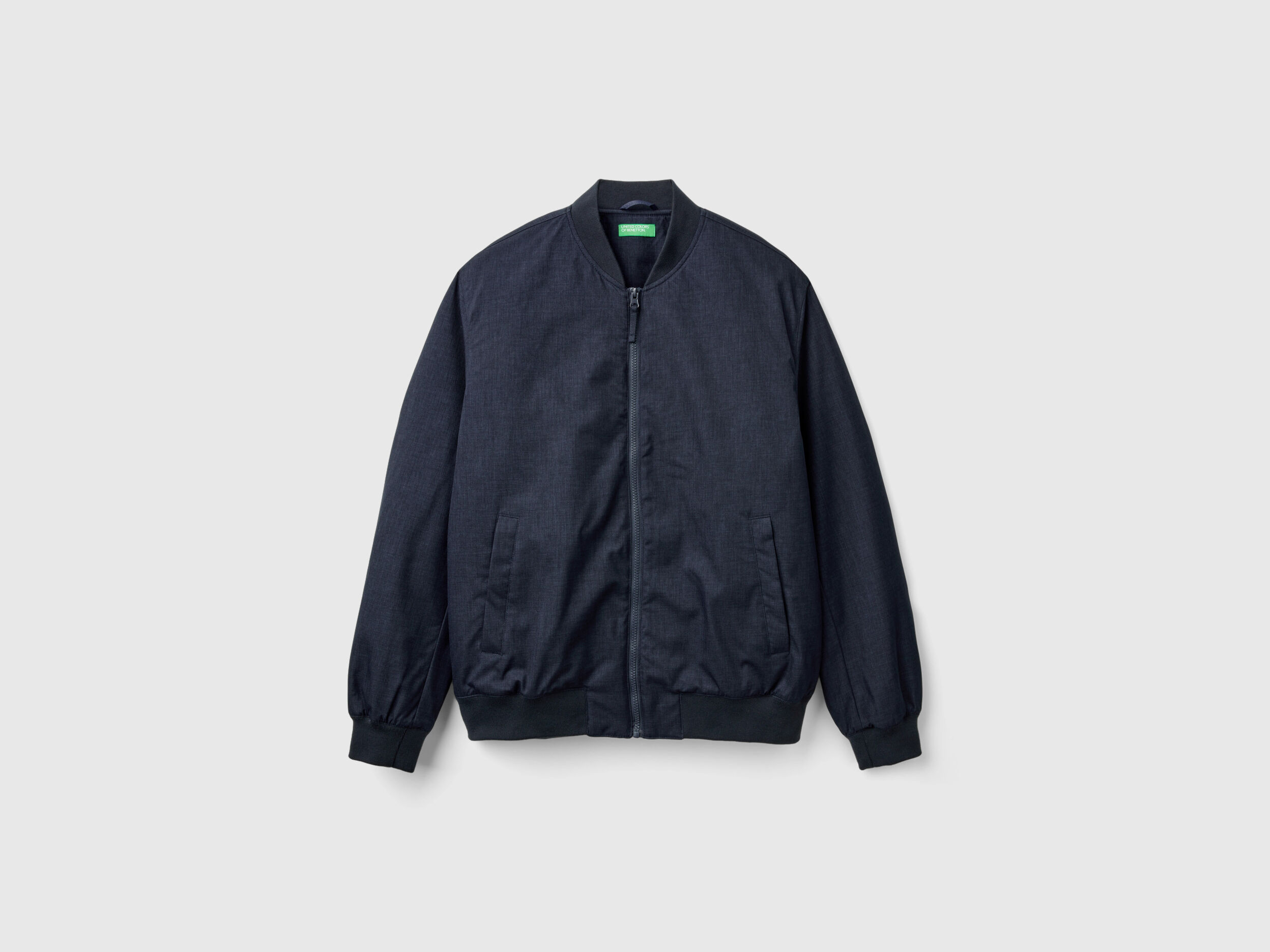 Bomber imbottito regular fit Blu Scuro Benetton