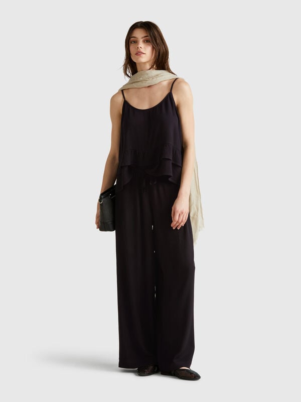 Pantaloni ampi fluidi Donna